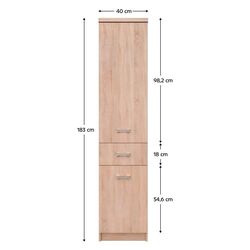 Penal Tempo Kondela Topty Typ 31 2D1S (Sonoma Oak) Thumb