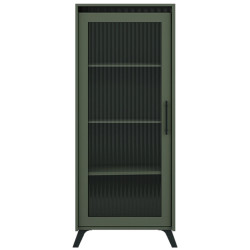 Пенал - Витрина Tempo Kondela Longy REG1W (Smoke Green/Black) Thumb