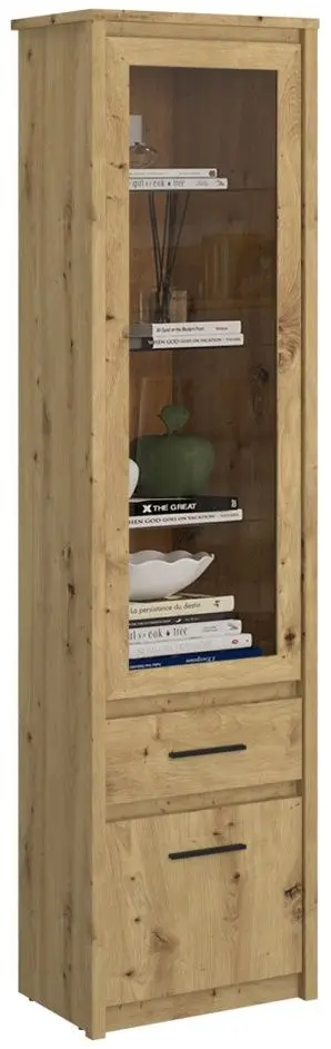 Витрина Tempo Kondela Airon 1D1W1S (Artisan Oak)