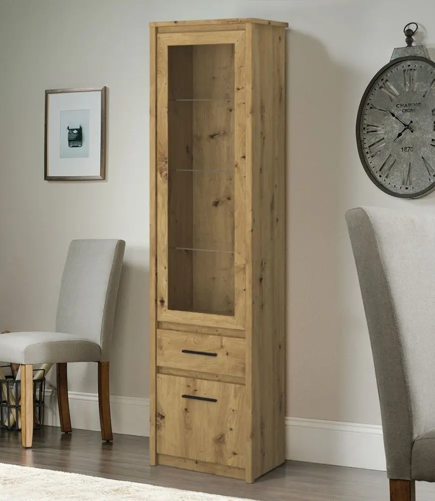 Витрина Tempo Kondela Airon 1D1W1S (Artisan Oak)