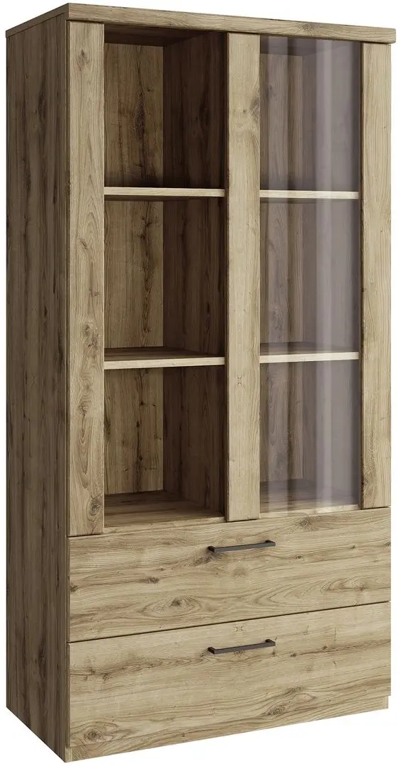 Витрина Tempo Kondela Dorsi 1W2S (Navarra Oak)