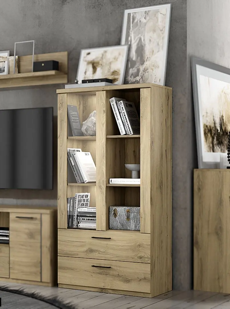 Витрина Tempo Kondela Dorsi 1W2S (Navarra Oak)