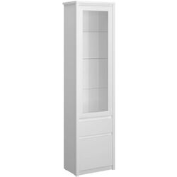 Vitrina Tempo Kondela Erodin 1D1W1S (White) Thumb