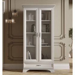 Vitrina Tempo Kondela Kentak REG2W1S (Alpine White)