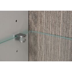 Витрина Tempo Kondela Lynatet Typ 01 Right (White High Gloss/Dark Sonoma Oak) Thumb