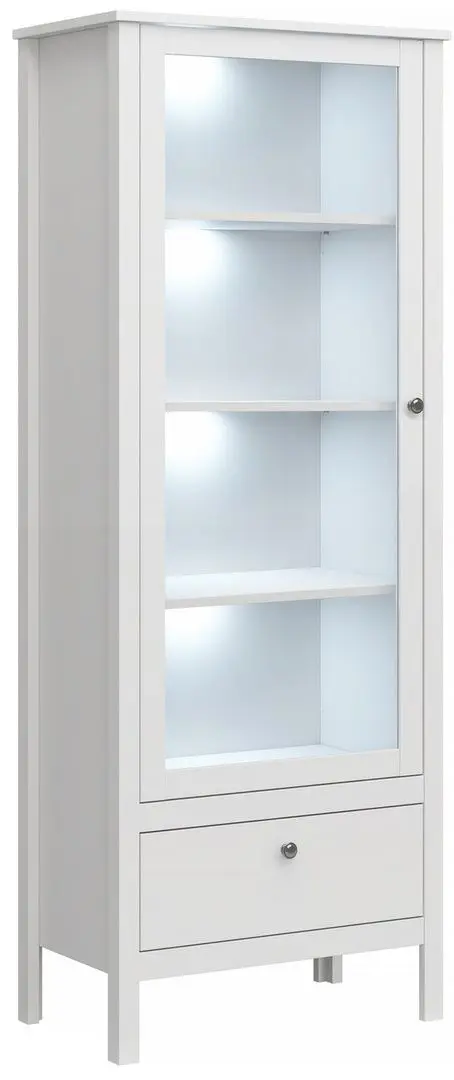 Vitrina Tempo Kondela Olje 1W1S (White) - 3