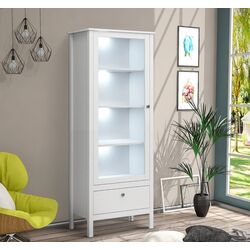 Витрина Tempo Kondela Olje 1W1S (White)