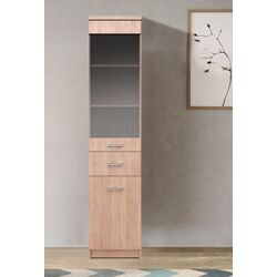 Пенал-витрина Tempo Kondela Topty Typ 32 1D1W1S (Sonoma Oak)