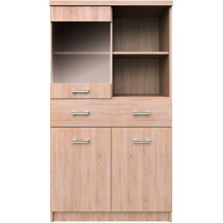 Витрина Tempo Kondela Topty Typ 34 2D1W1S (Sonoma Oak) Thumb