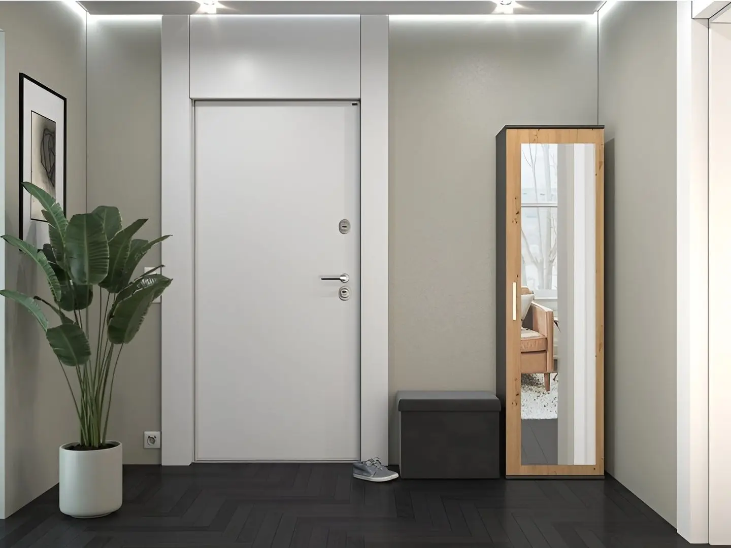 Пенал TopEshop Duo (Anthracite/Artisan Oak)