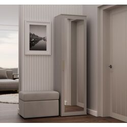 Пенал TopEshop Duo с зеркалом (Clay)