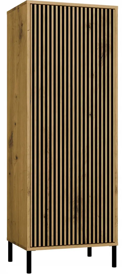 Vitrina TopEshop Kamaro 1DD Slim (Artisan Oak/Black)