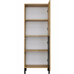 Vitrina TopEshop Kamaro 2DK Slim/Smooth (Artisan Oak/Black) Thumb