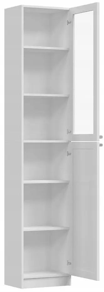 Пенал-витрина TopEshop Pafos 1D (White)