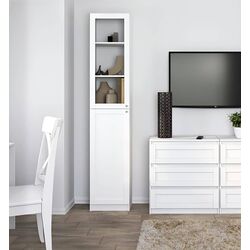 Penal-vitrina TopEshop Pafos 1D (White)