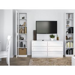 Пенал-витрина TopEshop Pafos 2D (White) Thumb