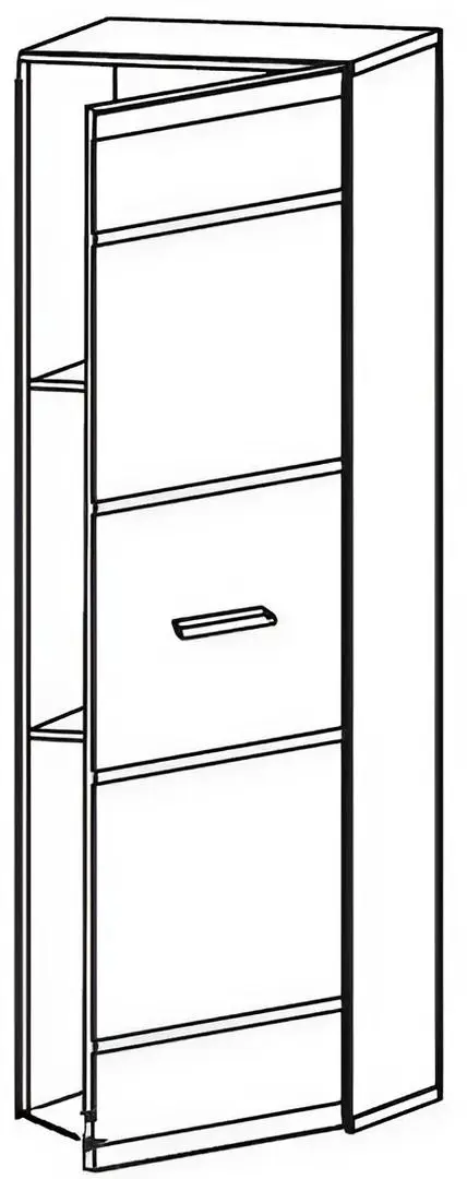 Penal suspendat Yasen Vusher SFW 1D (Nymphea Alba/White Gloss)