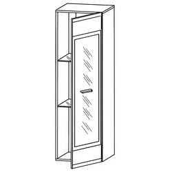 Vitrina suspendata Vusher SFW 1 W (Nymphea Alba/White Gloss) Thumb