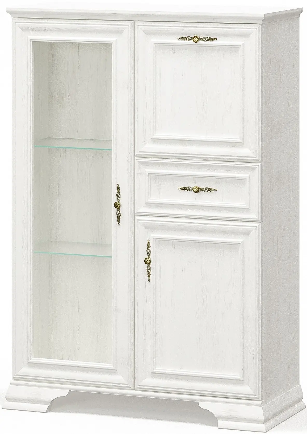 Vitrina Yasen Kentuki REG1W1D1S1B (Alpine White)