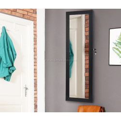 Dulap-oglinda pentru bijuterii Costway JV10820BK (Black)