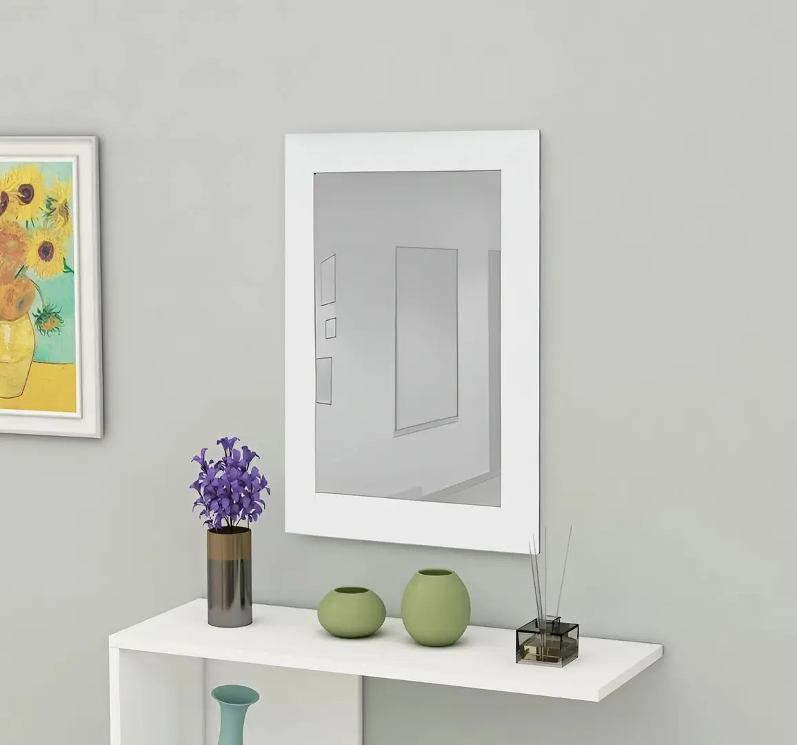 Oglinda Fabrik Home Mezzo 80x60 (White)