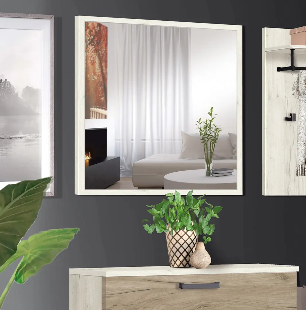 Oglinda Modern Karolina 70cm (Craft Oak White)