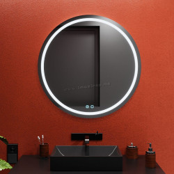 Oglinda Bayro Elipso 80x80 LED Touch