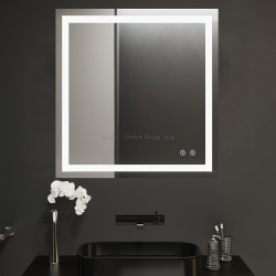 Зеркало Bayro Elipso LED Touch 700x800