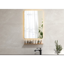 Oglinda cu raft  Costway BA8214DE 70x50