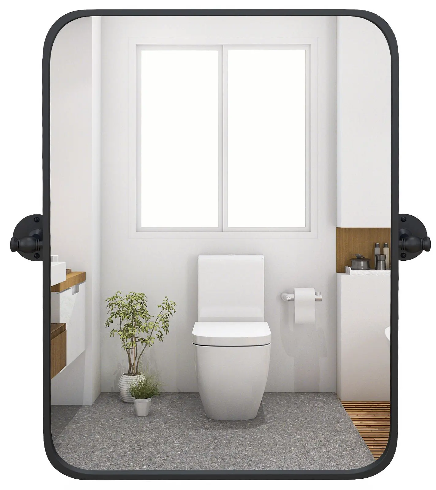 Oglinda Costway BA8048 (Black)