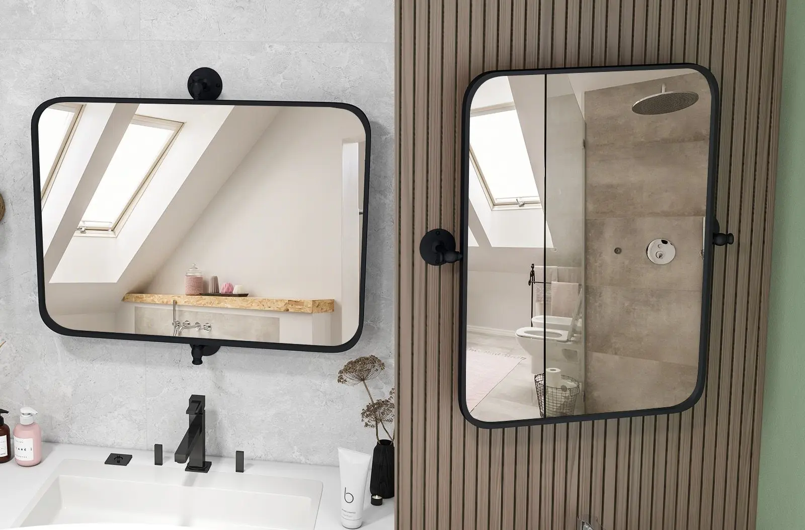 Oglinda Costway BA8048 (Black)