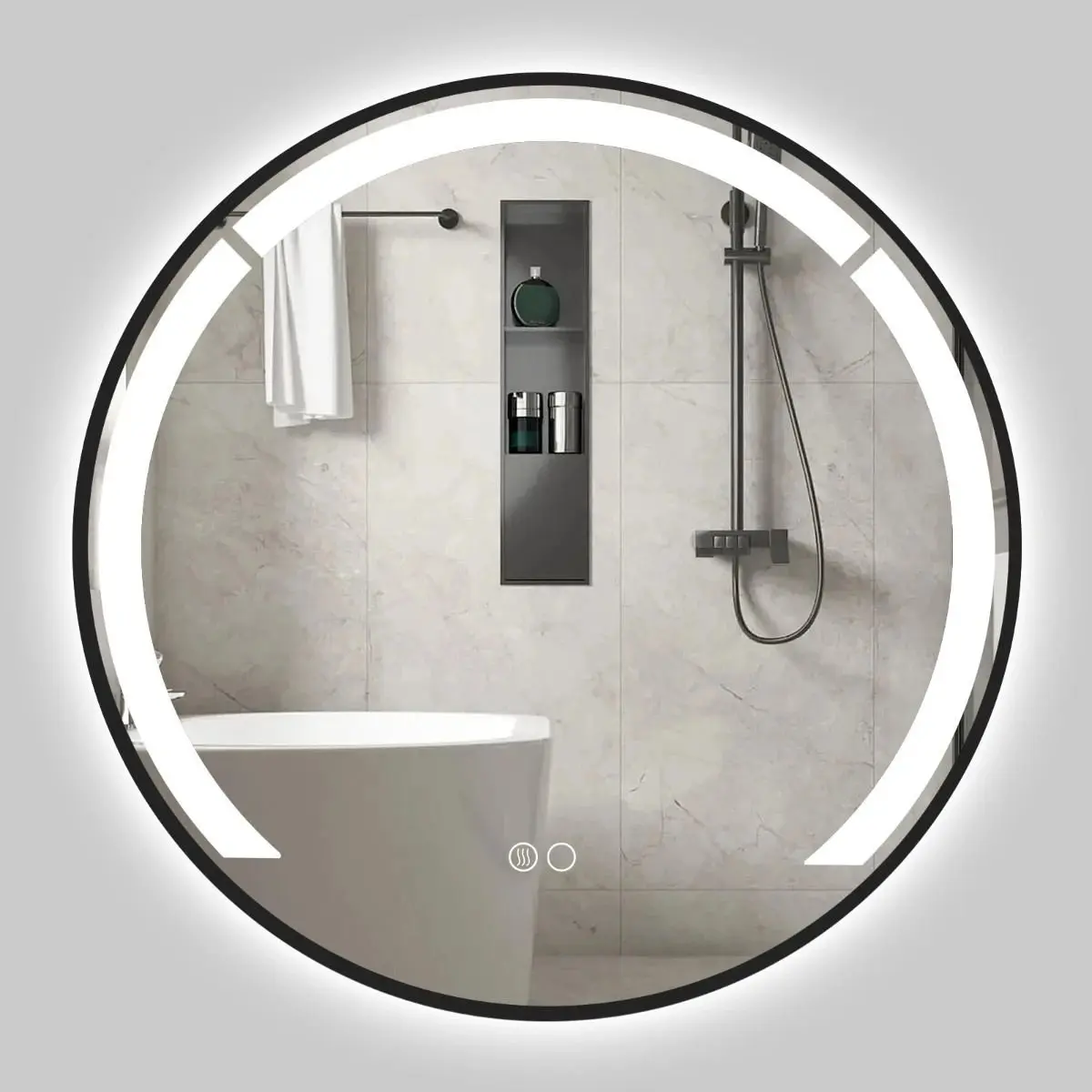 Зеркало Costway BA8385DE-DK (Black) - 2