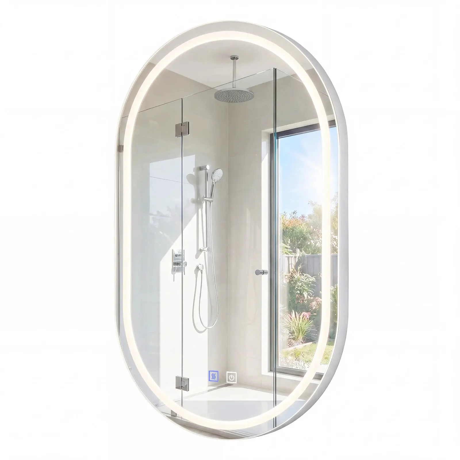 Зеркало Costway BA8407DE-SL (Silver) - 2