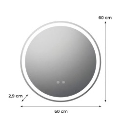 Зеркало Costway BA8428 (Silver) Thumb