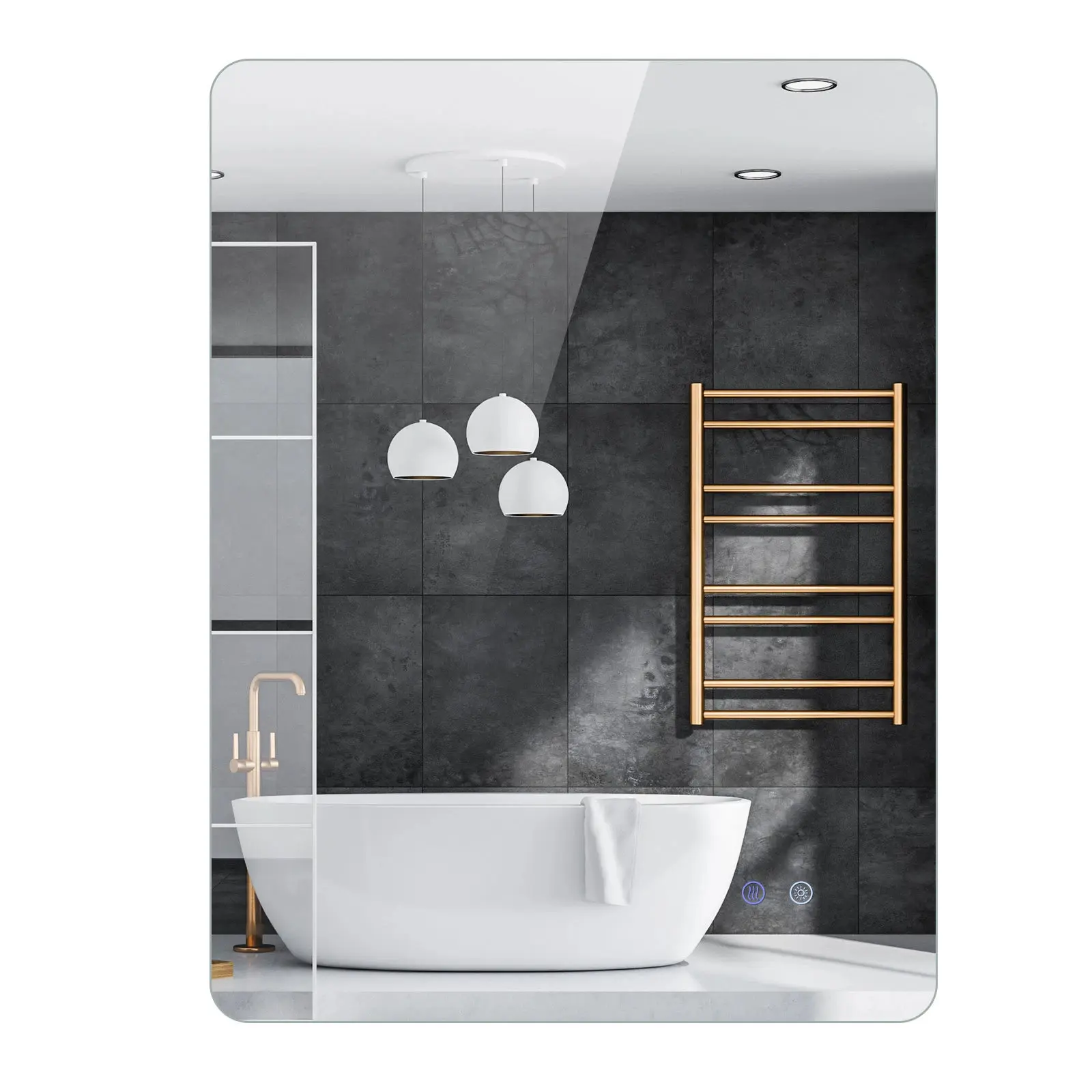 Oglinda Costway BA8434 (Silver) - 2