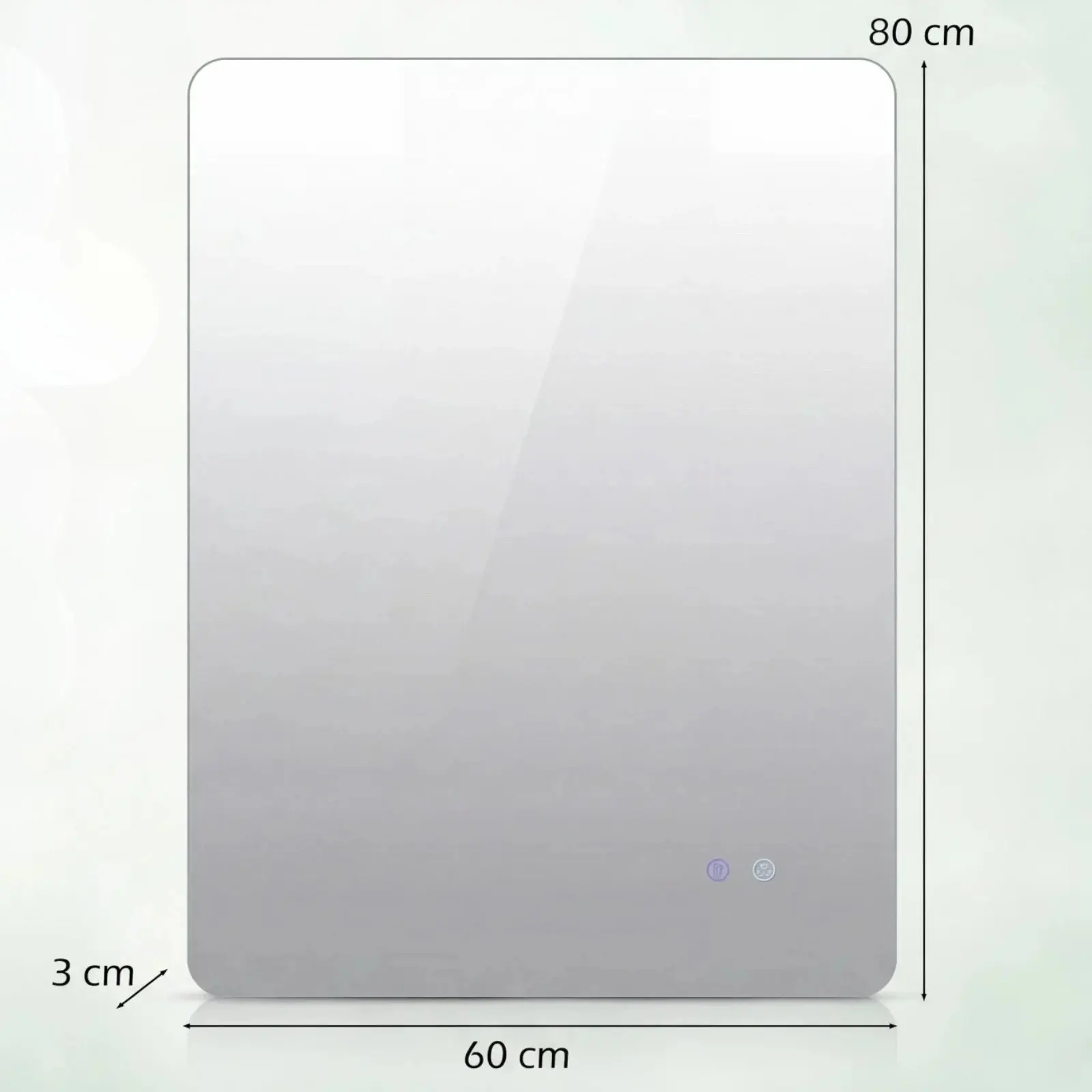 Oglinda Costway BA8434 (Silver) - 3
