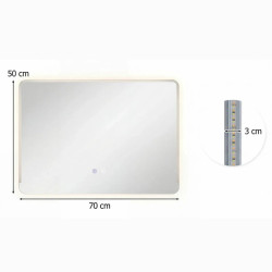 Oglinda Costway BA8445 (Silver) Thumb