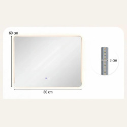 Oglinda Costway BA8446 (Silver) Thumb