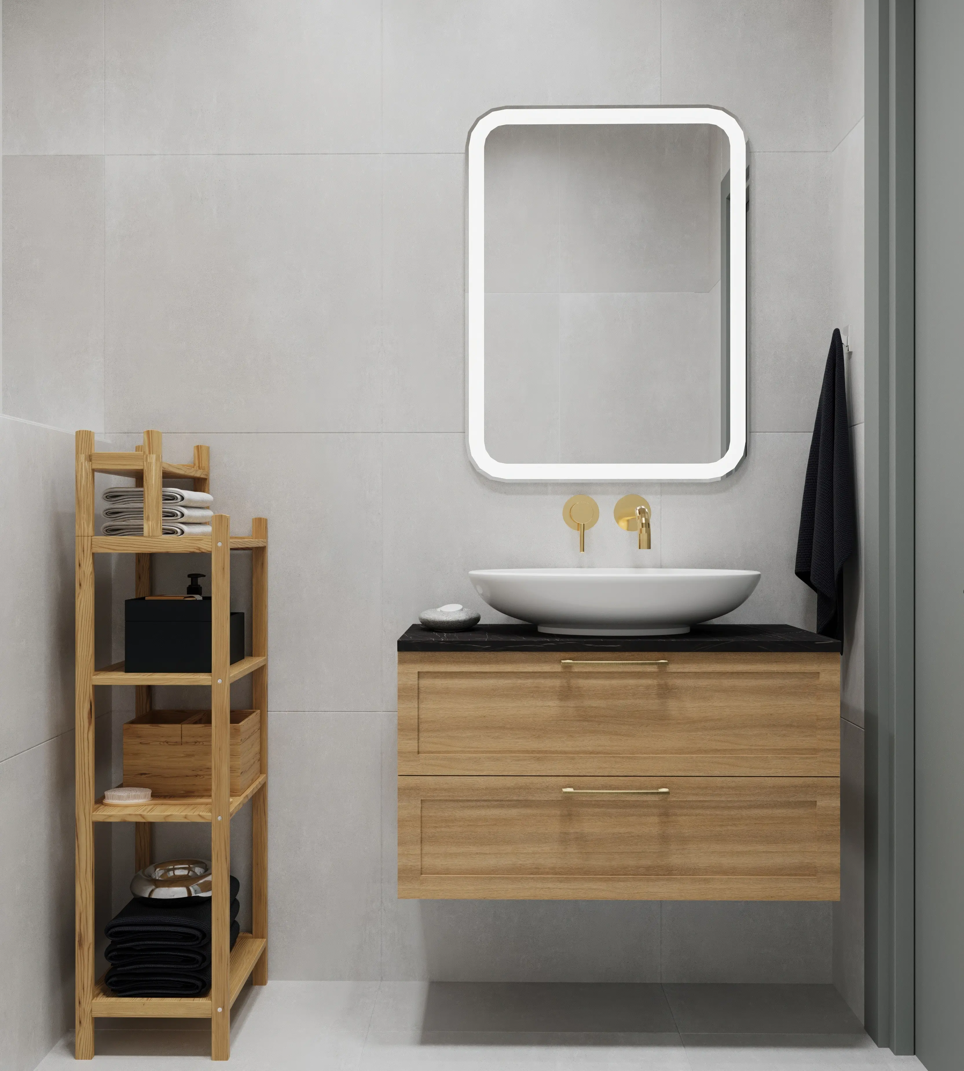 Oglinda Dubiel Vitrum Hugo 80x80 - 6