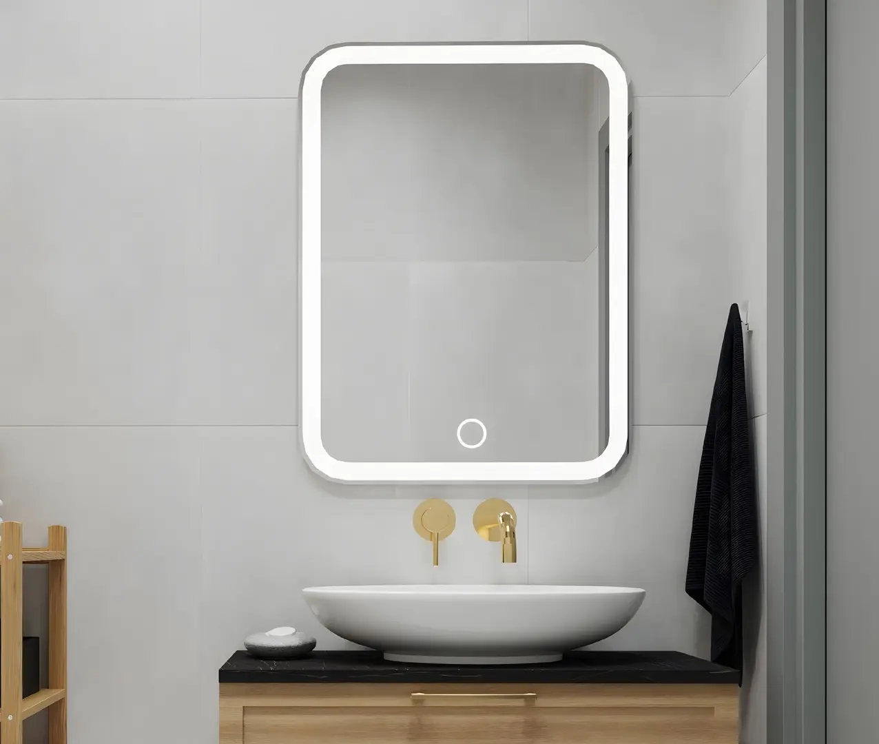 Oglinda Dubiel Vitrum Hugo 80x80