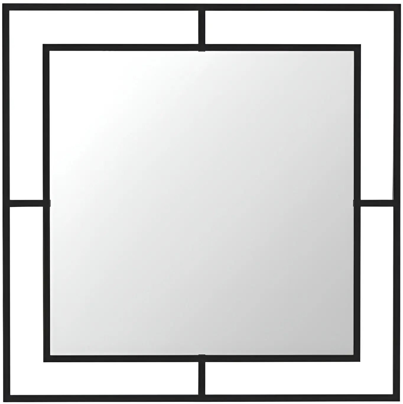 Зеркало Showdeko Corner 59x59 (Black) - 2