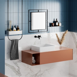 Зеркало Showdeko Corner 59x59 (Black) Thumb