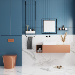 Зеркало Showdeko Corner 59x59 (Black) Thumb