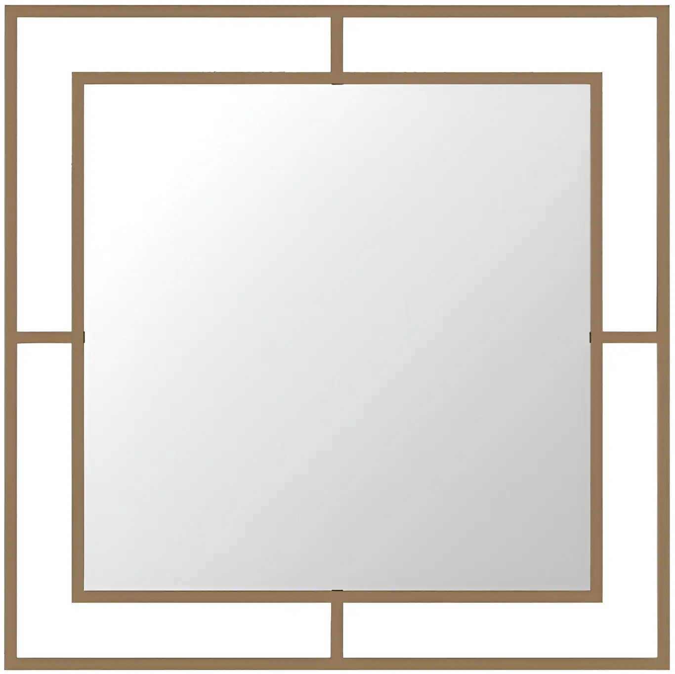 Зеркало Showdeko Corner 59x59 (Gold) - 2
