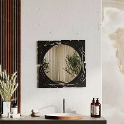Зеркало Showdeko Hulla 56x56 (Black)
