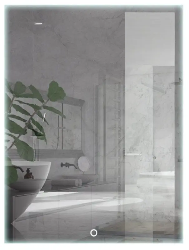 Зеркало Uniplast LM-110 600x800