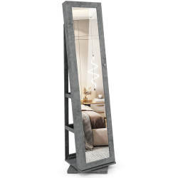 Dulap-oglinda pentru bijuterii Costway HW64483YA (Grey) Thumb