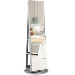 Dulap-oglinda pentru bijuterii Costway JV10430GR (Grey) Thumb