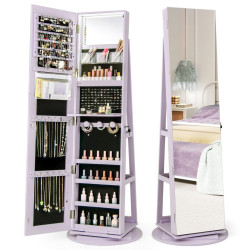 Dulap-oglinda pentru bijuterii Costway JV10430VT (Purple) Thumb