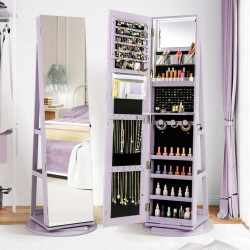 Dulap-oglinda pentru bijuterii Costway JV10430VT (Purple) Thumb